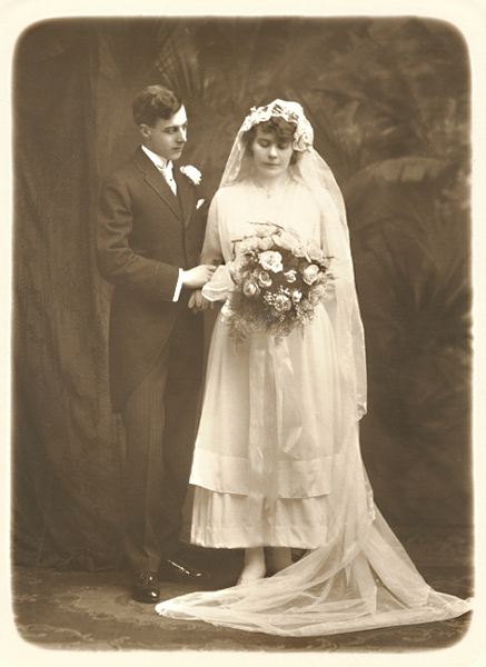Wedding Portrait of Bride and Groom, NYC