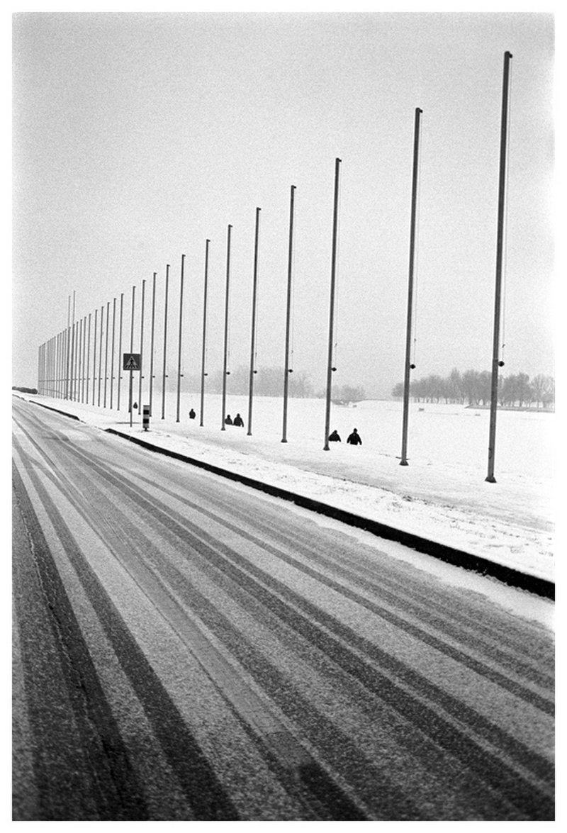 Road in Snow, Zagreb,Croatia
