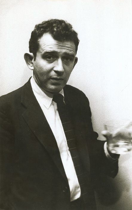 A Young Norman Mailer with Drink
