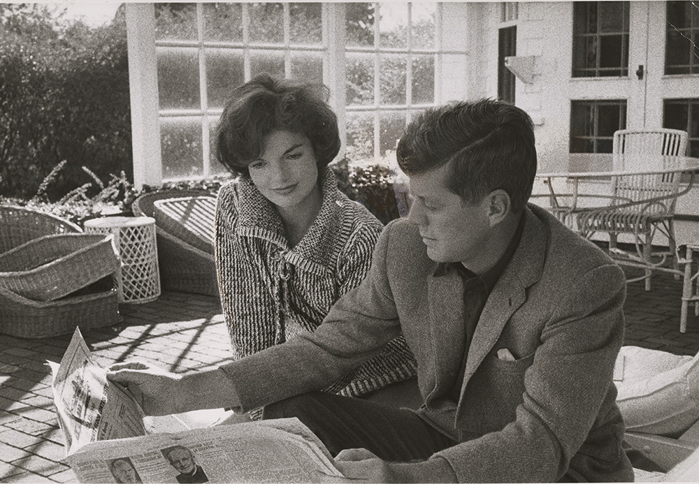 Sen. and Mrs. John F. Kennedy, Hyannis Port, Massachusetts