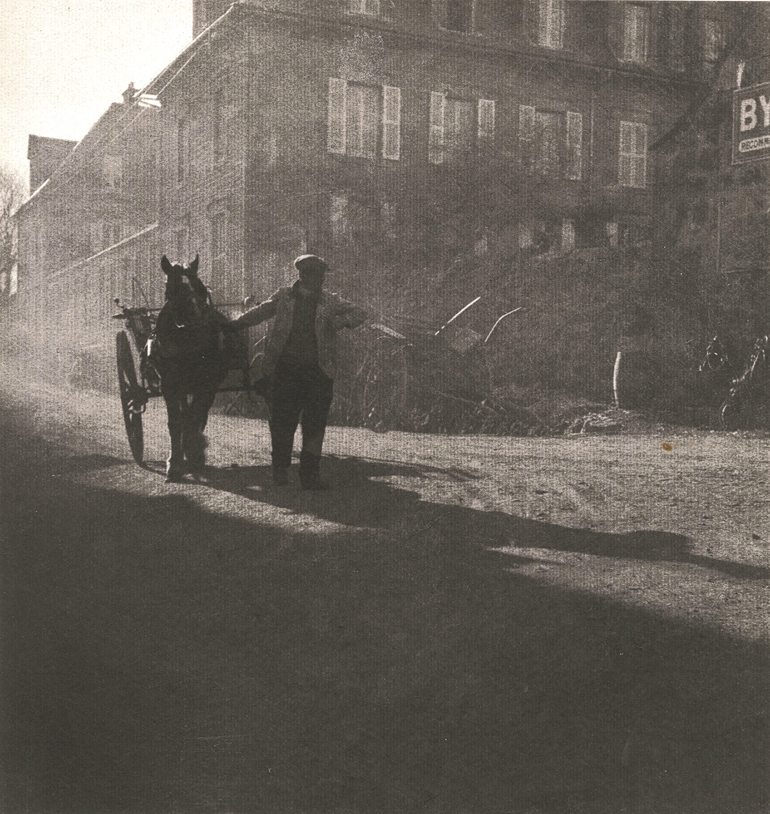 Man with Horse and Cart (From the Series "Aspects de la France")