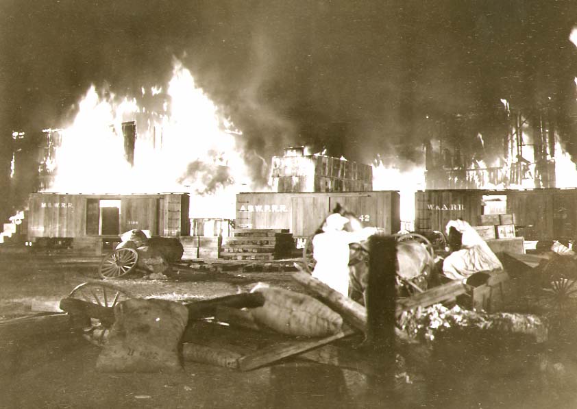 The Burning of Atlanta from Gone with the Wind