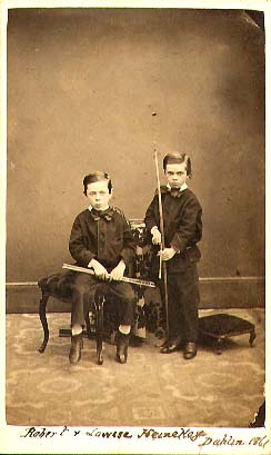 Nelson & Marshall, Royal Dublin School of Photography - Irish Brothers with Bow and Arrows