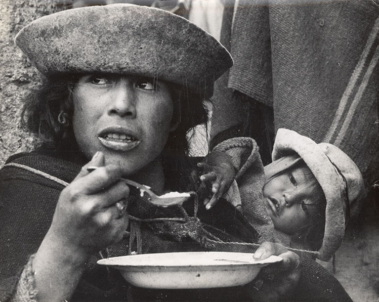 Carl Frank - Otavalo Indian Mother and Child, Ecuador