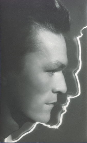 Angus McBean - Portrait of David Ball with Silhouette