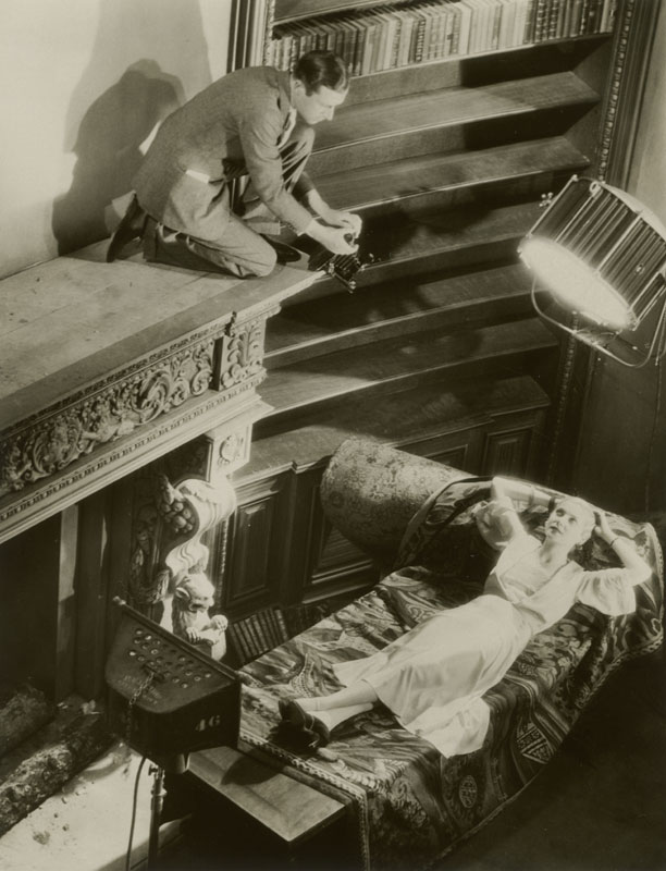 Cecil Beaton Using his Famous "Six-Dollar" Camera to Photograph Lilyan Tashman, Hollywood