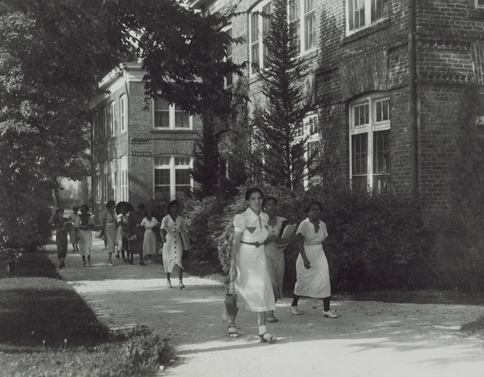 A Class Leaving at Tuskegee Institute, Tuskegee, Alabama