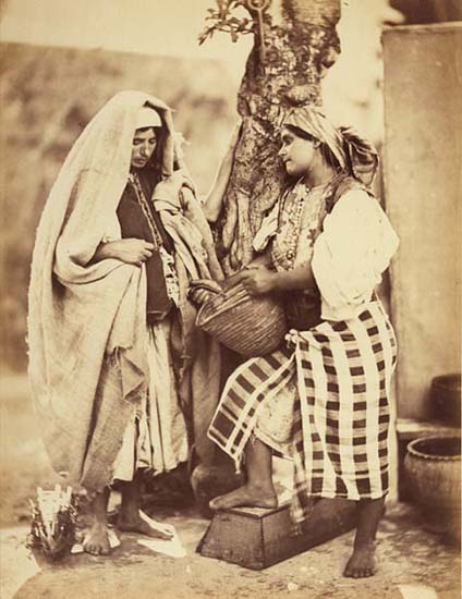 Gustave de Beaucorps -- Two Algerian Women