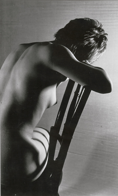 Ladislav Postupa - Female Nude Detail with Chair