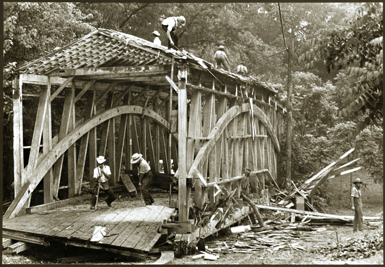 Barry Thumma - Uncovering the Covered (Effects of Hurricane Agnes on Amish Bridge)