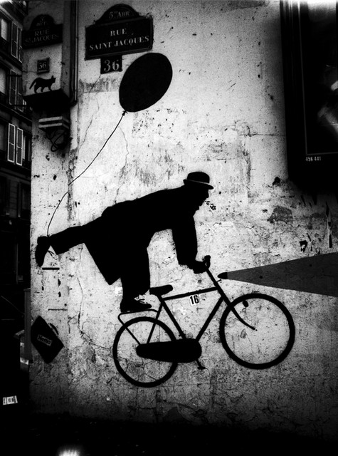 Stanko Abadžic - Bicycle Art on Wall