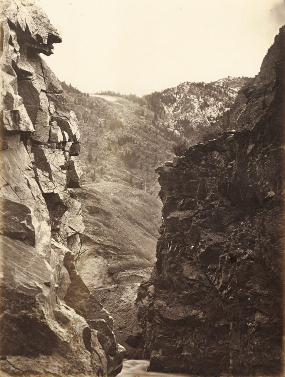 Andrew Joseph Russell - Devil's Gate, Weber Canyon (Plate 40)