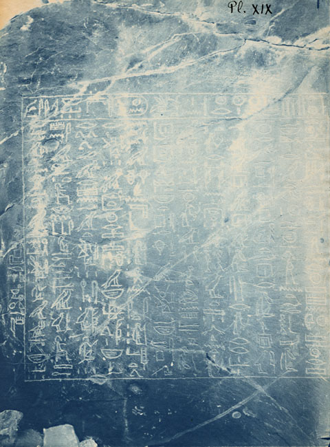 Egyptian Hieroglyphics at Wâdi Hammâmât