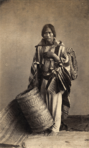 Anonymous - Peruvian Indian with Woven Mats