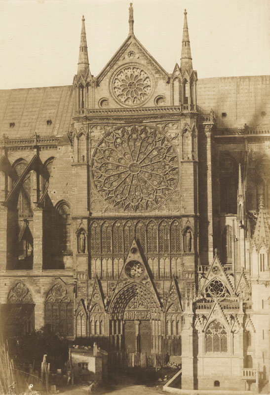 Henri Le Secq - Cathédrale Notre-Dame, portail méridional, Paris