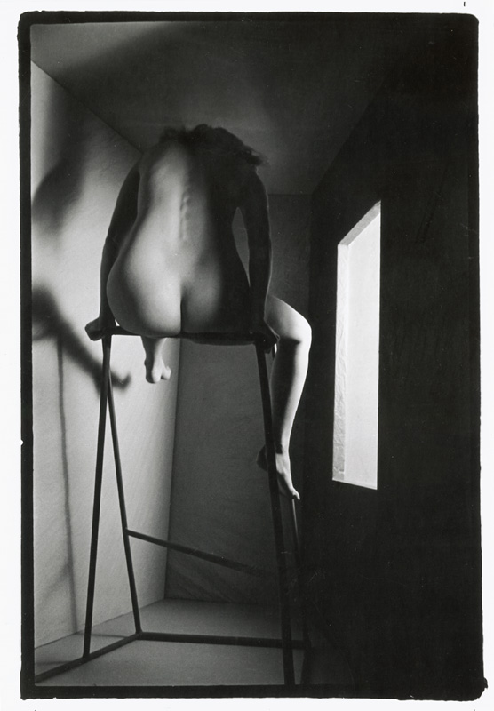 Todd Walker - Female Nude on High Stand with Window