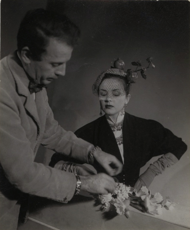 Jacques-Henri Lartigue - Florette Preparing for Fashion Pose with Gérard Albouy