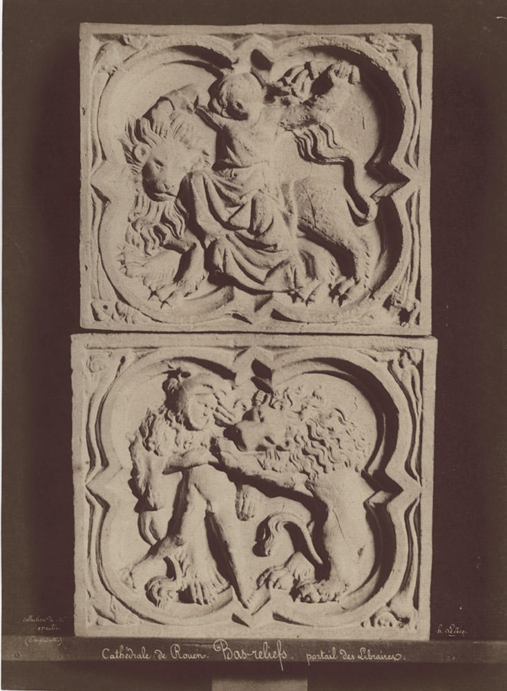 Henri Le Secq - Base Reliefs from the Rouen Cathedral, Portail des Libraire