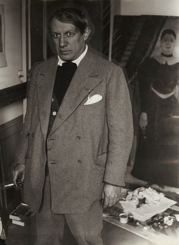 Brassai (Gyula Halasz) - Portrait of Picasso in His Studio at 23 rue de La Boëtie, Paris