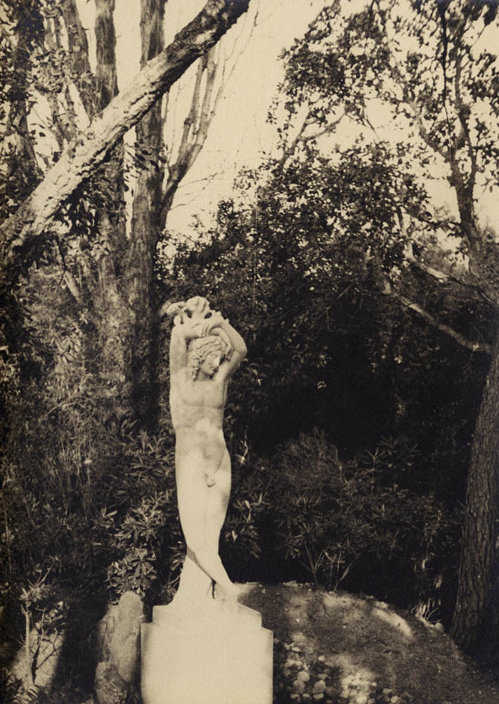 Man Ray - Statue at the Château de Clavary