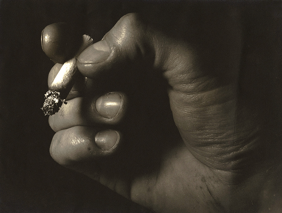 Paul Bertrand - Close-up of a Hand and Cigarette