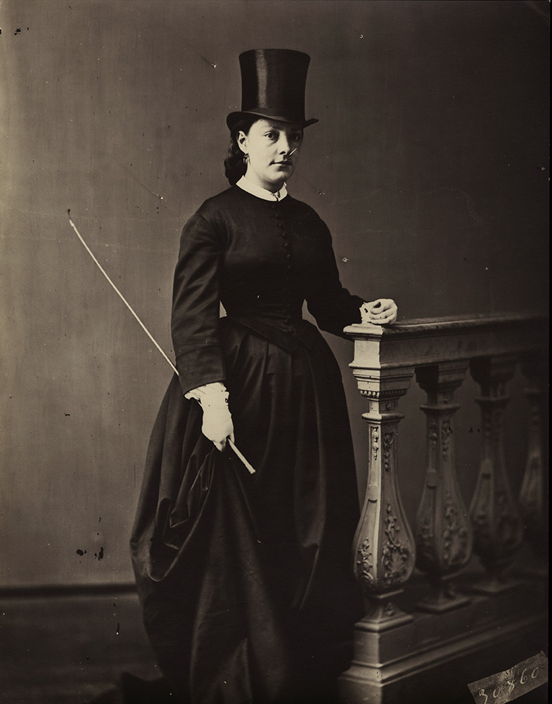Pierre-Louis Pierson - Portrait of a Woman in Riding Outfit (Circle of Duc d'Aumale)
