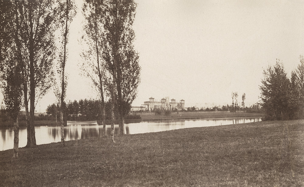 Charles Marville (dit), Charles-François Bossu - Tribunes de Longchamp, Bois de Boulogne
