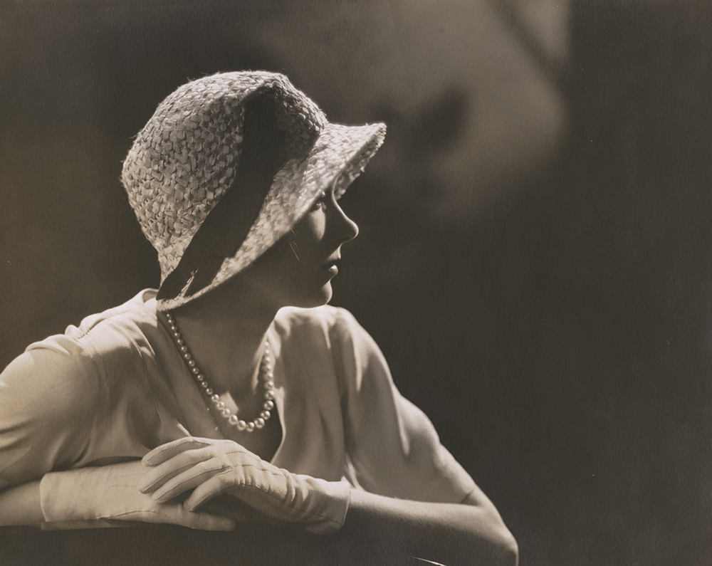 Vogue Magazine Photographer - Woman with Pearls and Hat