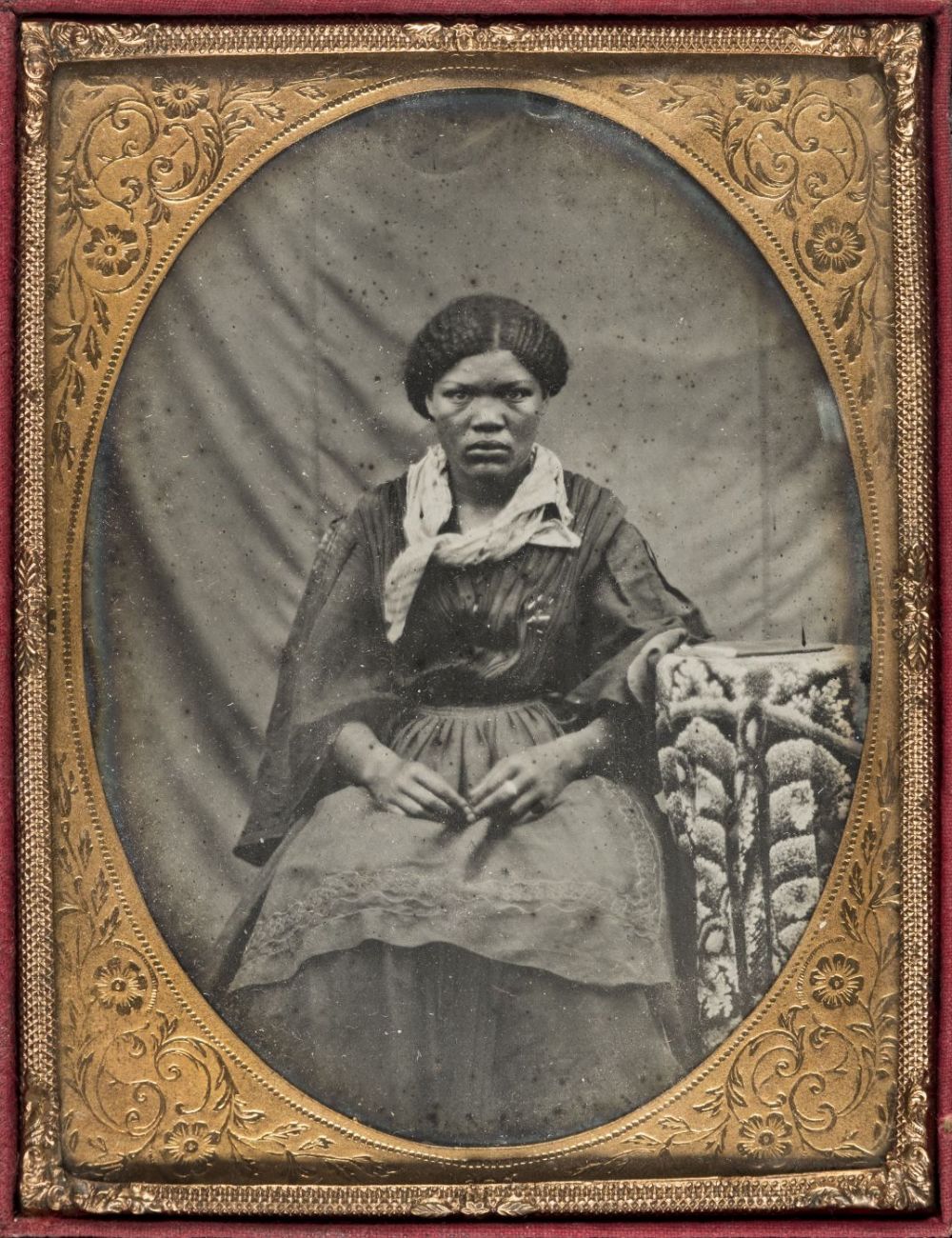 Aborigine Woman with Apron