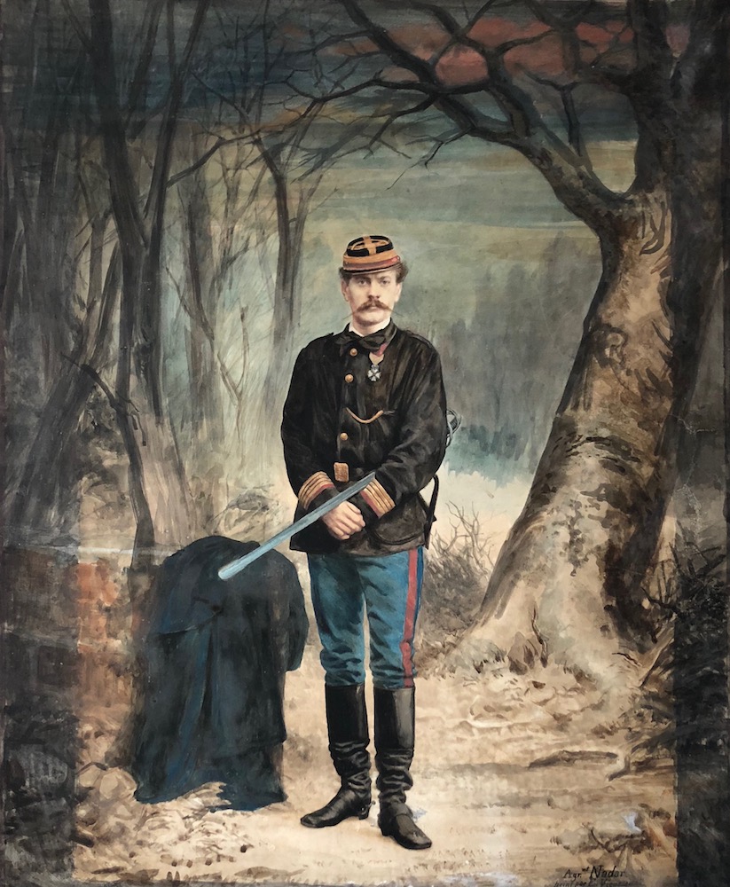 Charles-Albert Costa de Beauregard in Military Uniform with Sword