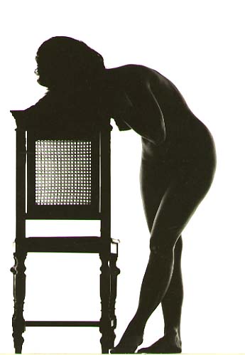 Janis Frantisek - Standing Nude, Leaning on Chair