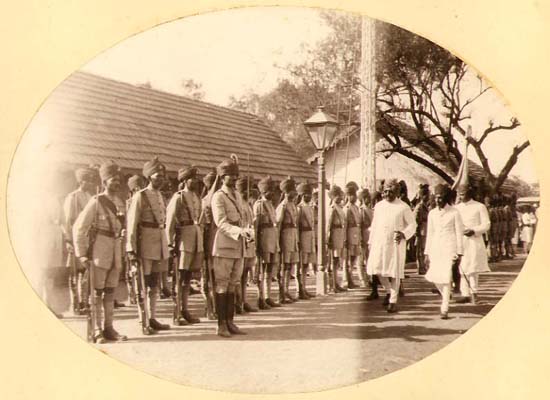 Anonymous - Maharaja Saheb Inspecting Guard of Honour