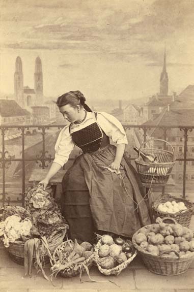 Adolphe Braun - Canton of Zurich (Swiss Costumed Woman)