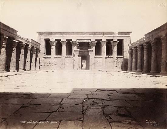 J. Pascal Sebah - Temple at Edfu, Egypt
