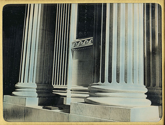 Limestone Facade (Columns), NYC
