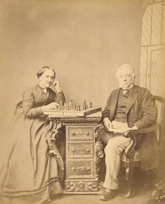 Anonymous - Man and Woman Playing Chess