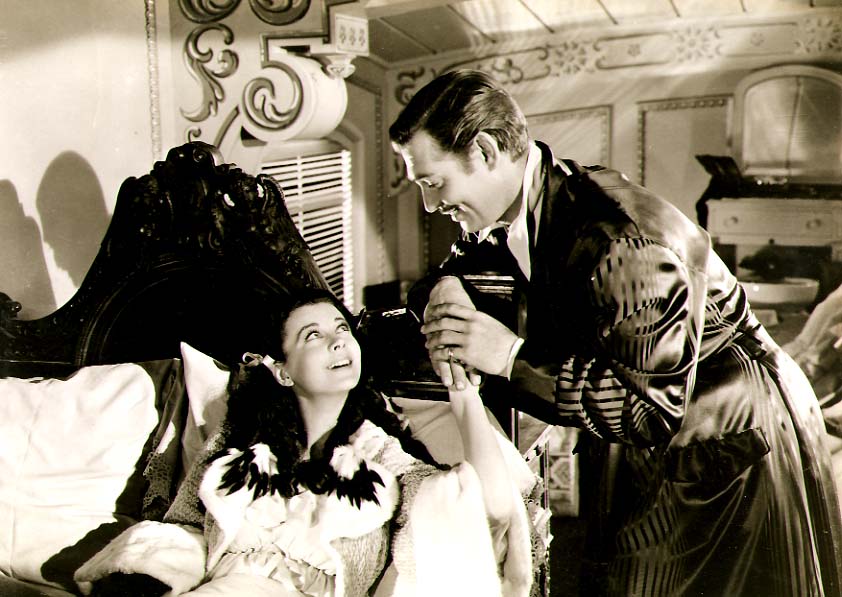 Clarence Sinclair Bull or Fred Parrish - Vivien Leigh and Clark Gable in Gone with the Wind