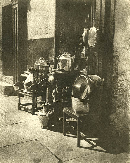 Antiques, An Edinburgh Shop-Door