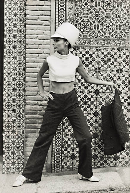 Sharok Hatami - The Spanish Look for Summer--Two-Tone Outfit with Bell Bottoms
