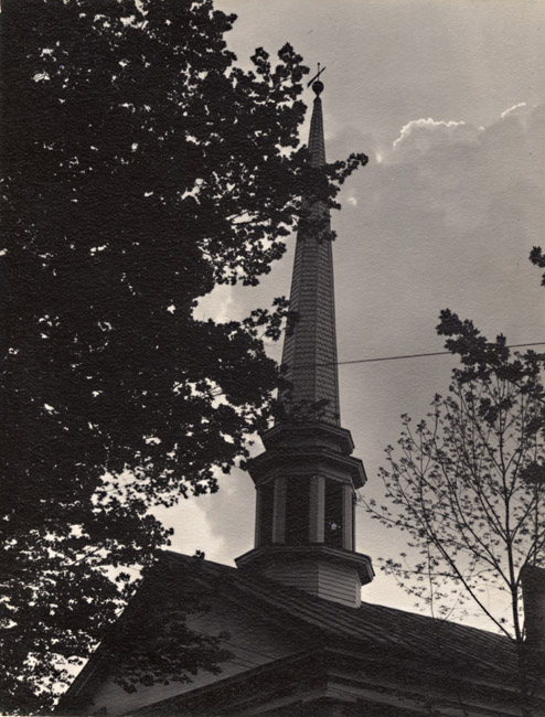 Dorothy Norman - Trees and Steeple, Falmouth, Cape Cod, MA