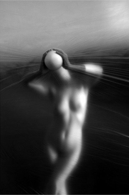 Stanko Abadzic, Female Nude Holding Ball, 2024. Stanko Abadzic, Female Nude Holding Ball, 2024.