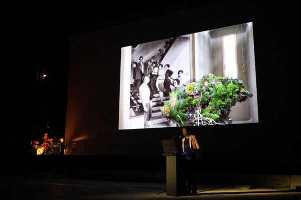 The Discovery Prize Award Given by the Luma Foundation to Chinese photographer Kechun Zhang (photo courtesy of the Rencontres d'Arles)