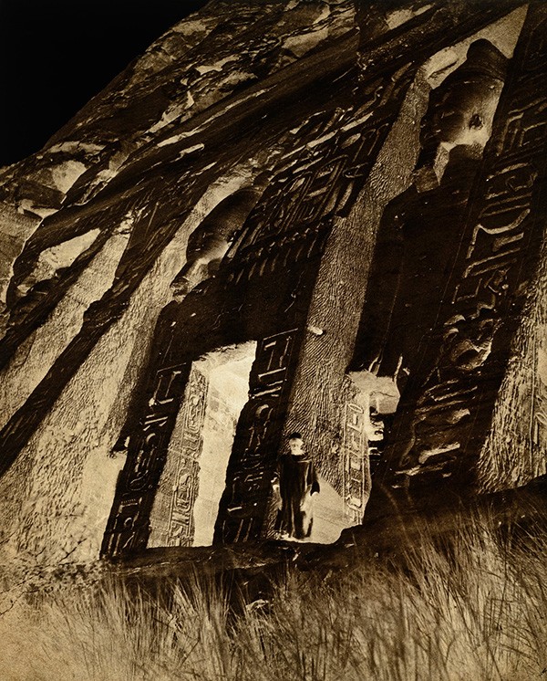 The Millon back cover lot of a paper negative of Abu Simbel, lot 58, went for 18,500 euros plus commission.