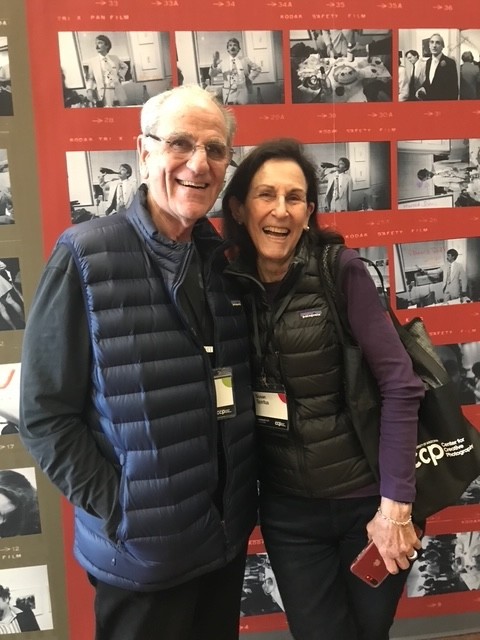 Gene and Susan Spiritus at the Center for Creative Photography's program on Light Gallery in 2020. Susan's husband Gene has been her biggest cheerleader and supporter.